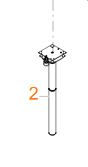Table Leg - 3226005