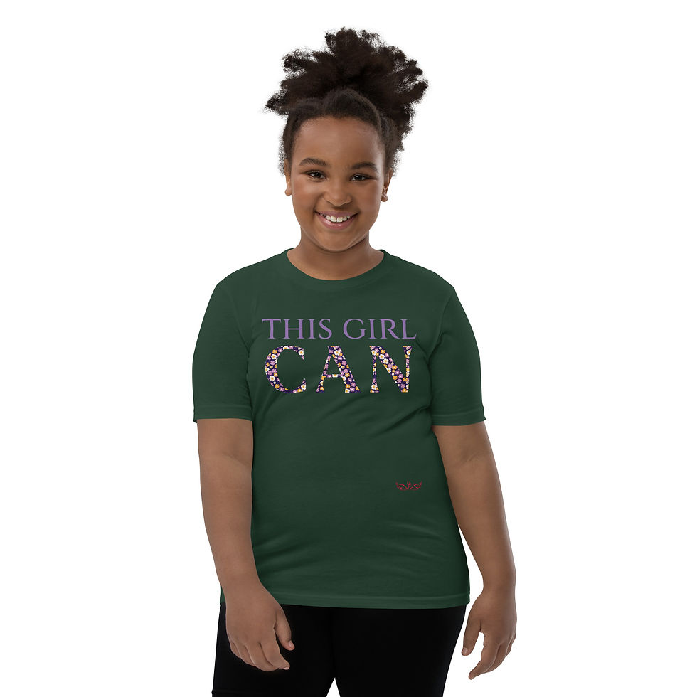 Thumbnail: This Girl Can - Youth Short Sleeve T-Shirt