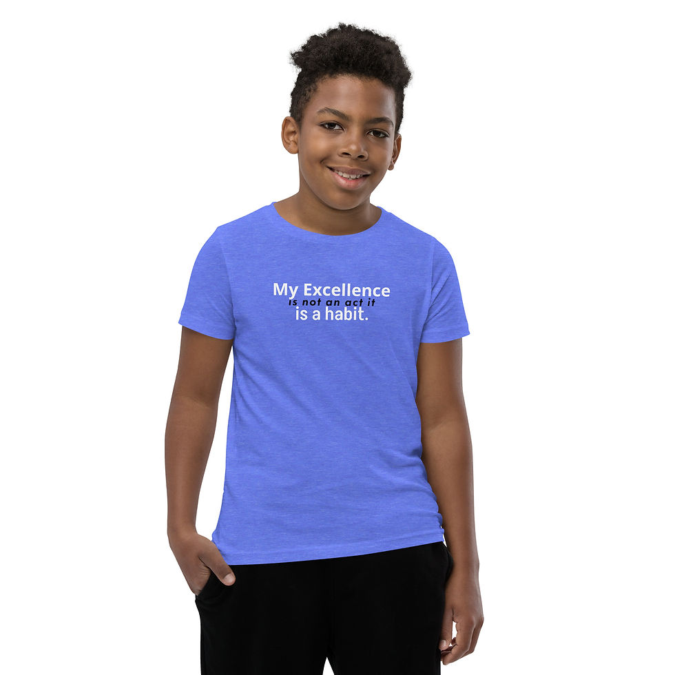 Thumbnail: My Excellence - Youth Short Sleeve T-Shirt