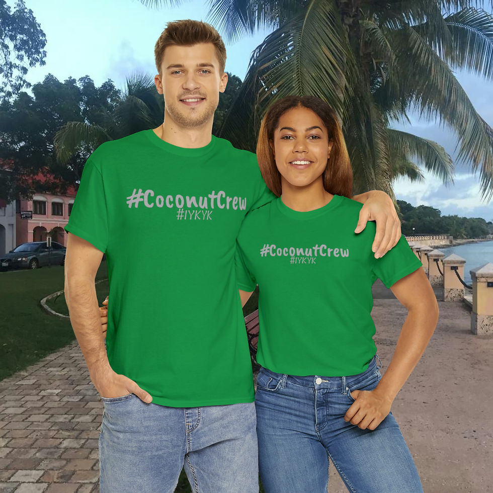 Thumbnail: #CoconutCrew Unisex Heavy Cotton Tee