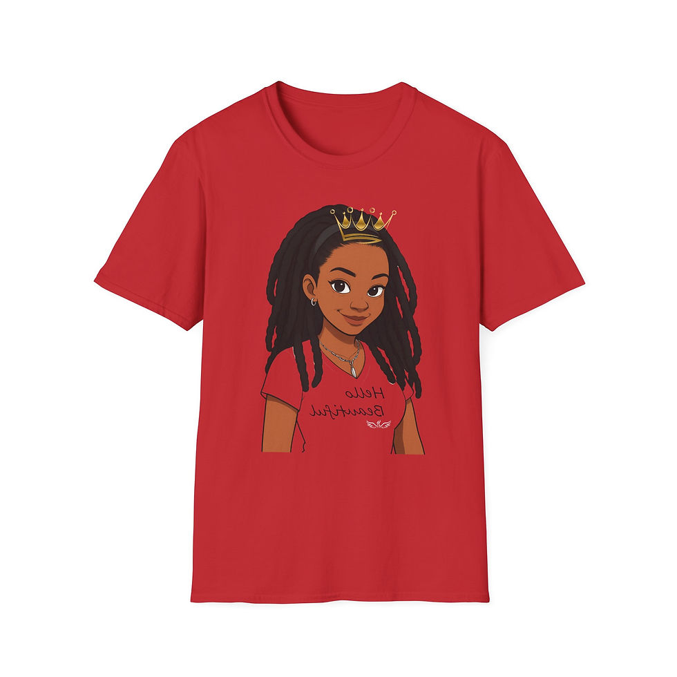 Thumbnail: Princess Crown Softstyle T-Shirt, Gift for Kids, Everyday Wear for Girls