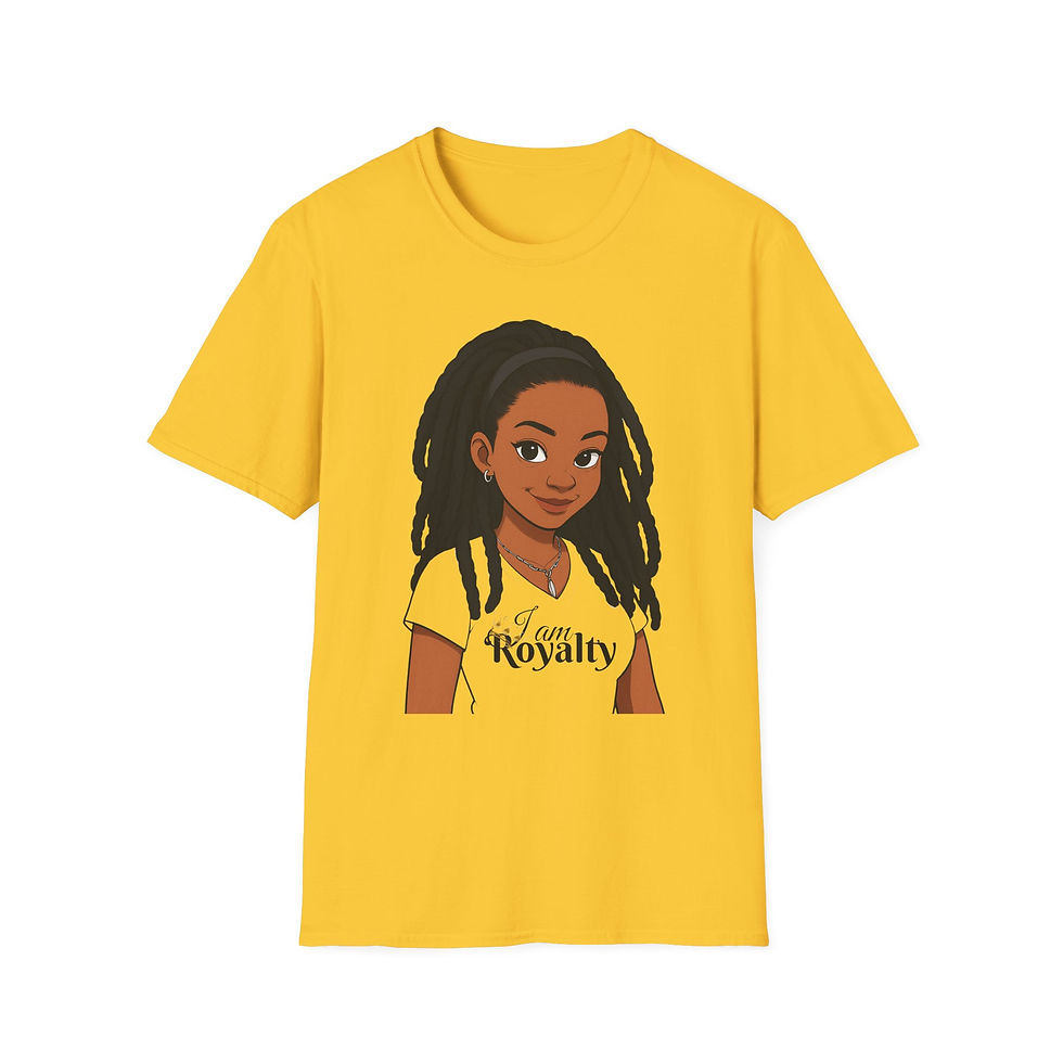 Thumbnail: Royalty T-Shirt - Softstyle Tee, Perfect for Casual Wear, Gifts, Self-Love