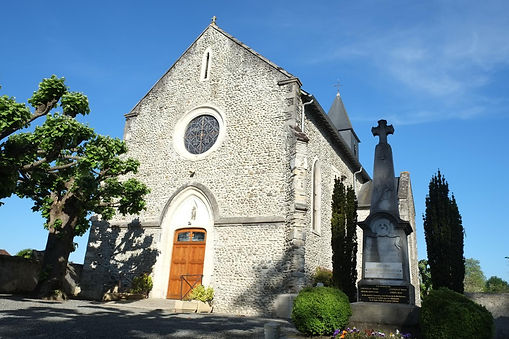 La rénovation de l'église Saint Pierre d'Idron et l'entretien du cimetière