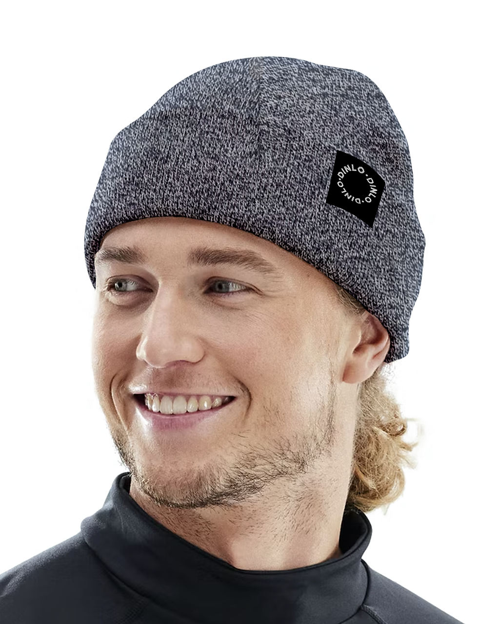 Thumbnail: Grey Marl Original Dinlo Beanie