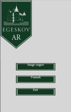 Applikationens menu