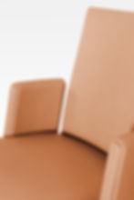 Barrie rotating armchair detail by Lorenzo Tondelli Collection