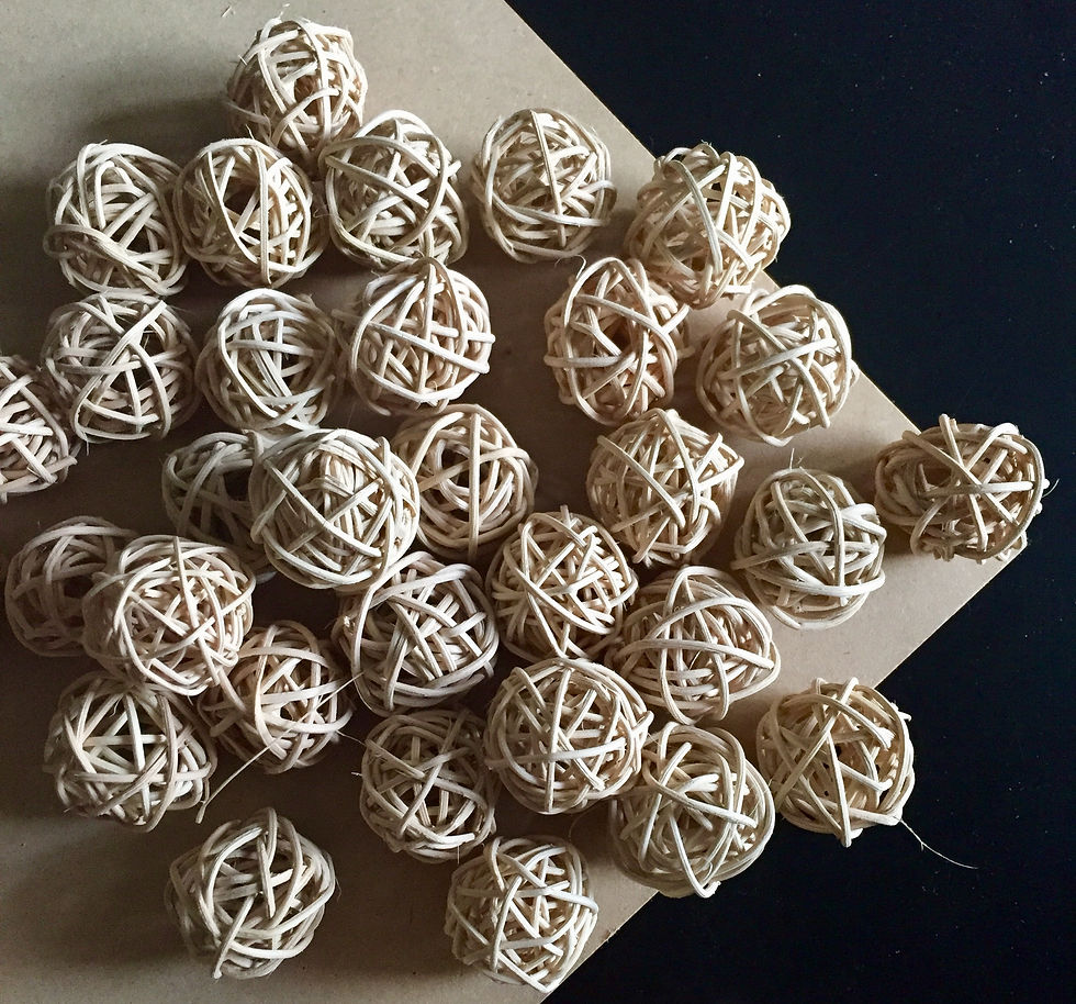 Thumbnail: Bulk Mini Rattan Balls x 100