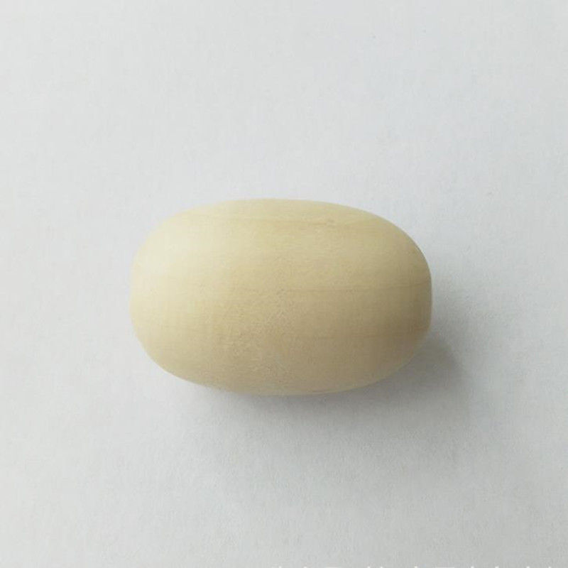Thumbnail: Natural Wooden Oval Beads x 5