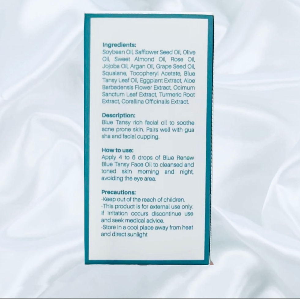 Thumbnail: Blue Renew Soothing  Blue Tansy Botanical Skin Balancing Facial Oil