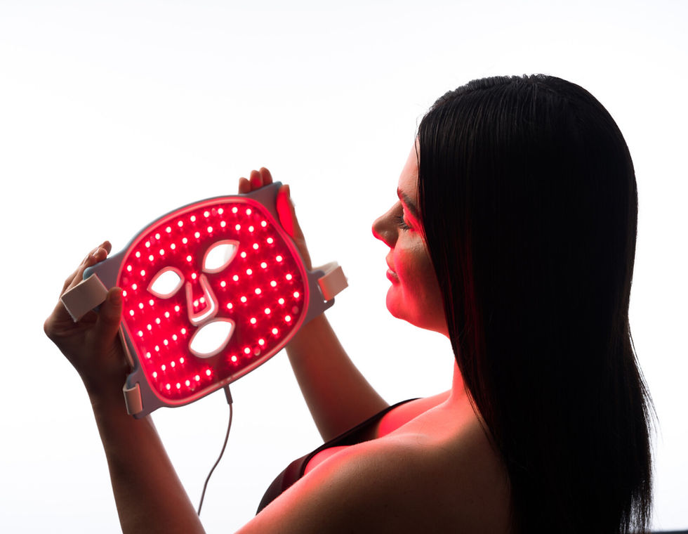 Thumbnail: A look at the inside of an infrared LED face mask from Filterless Era