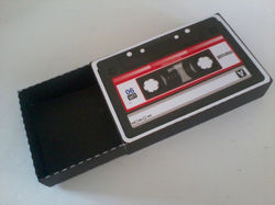 Caixa Fita Cassete Aberta