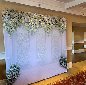 White Wedding Backdrop