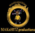 maknhitz brand logo showing a circle of fire surrounding dancing man with headphones