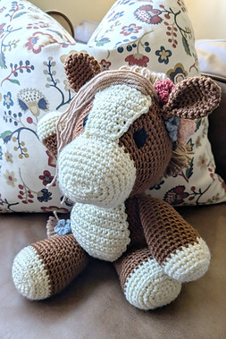 Nest Collection: Horse crochet amigurumi