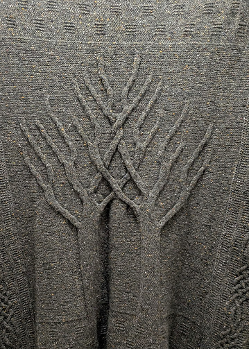 Willow Collection: celtic tree of life cable-knit wedding blanket