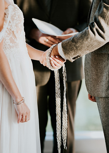 Willow Collection: handfasting cords macrame ceremony cord