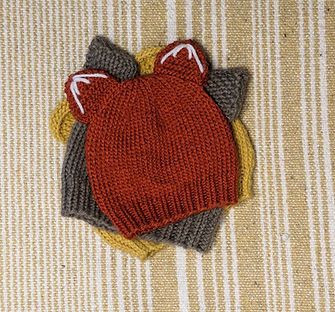 Nest Collection: knit fox hat