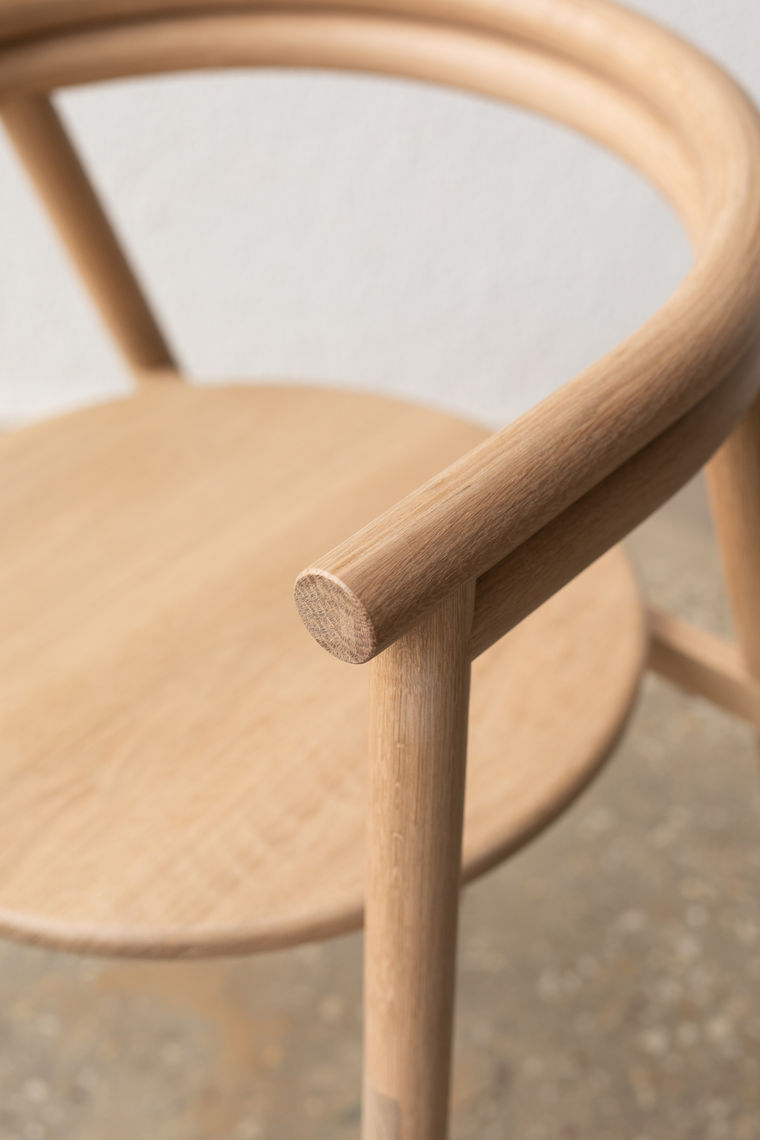 Deft Studios Chair - solid oak