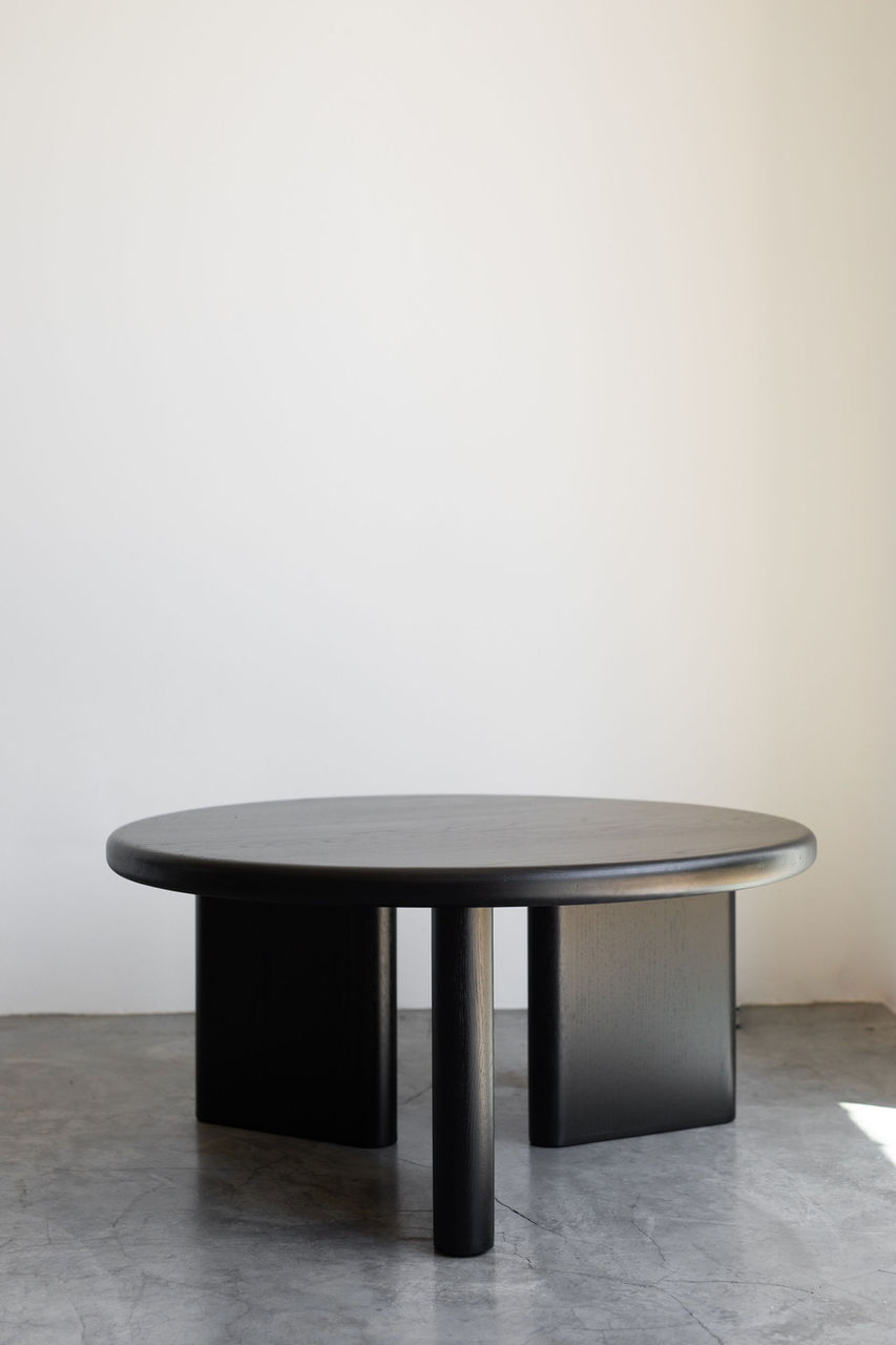 Deft Studios Round Coffee Table - Solid Oak.