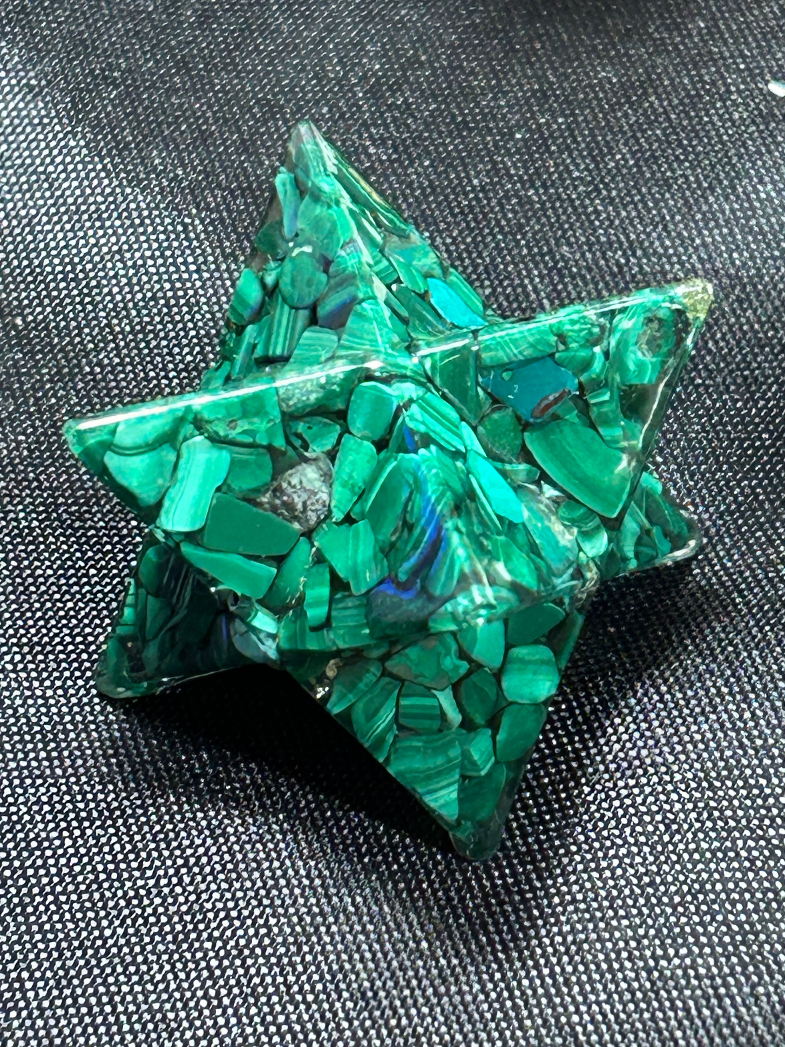 Malachite Merkaba