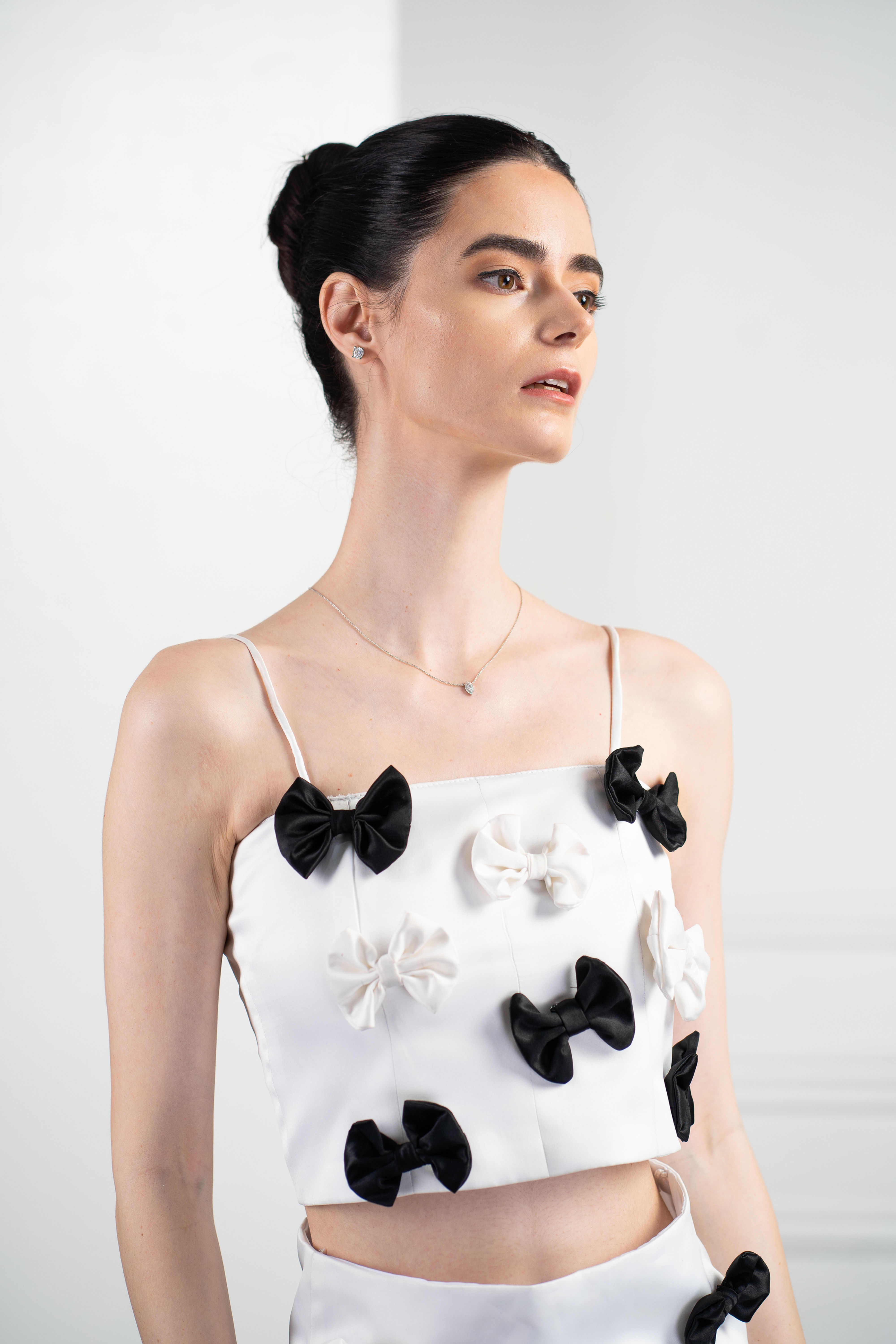 The Cher Top in Pearl