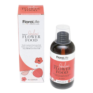 Flora Life flower food for cut flowers.