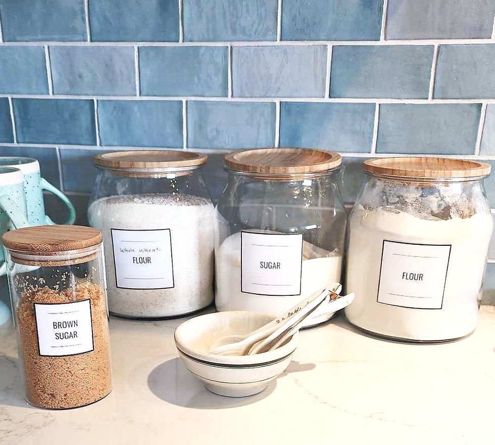 Free pantry label printables.