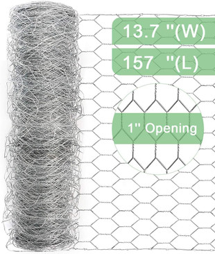 A roll of chicken wire.