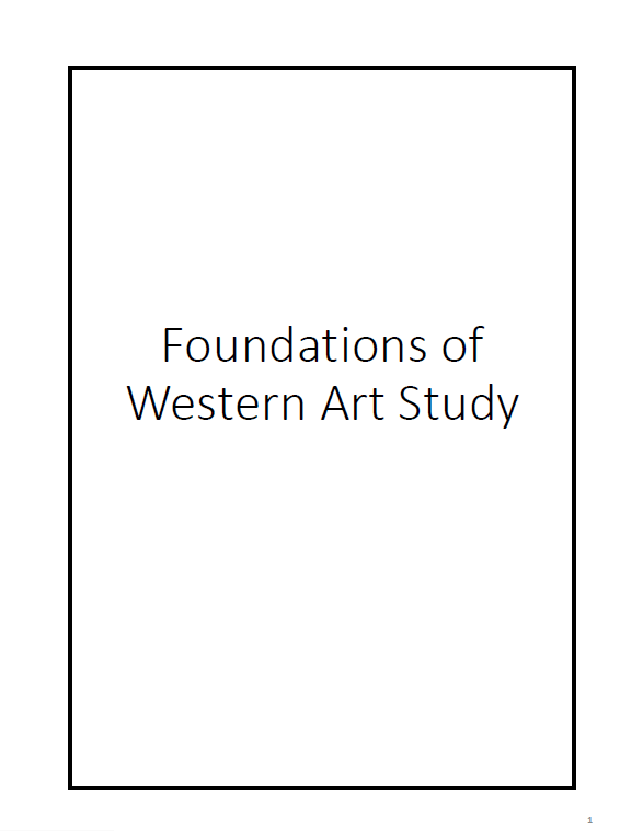 Thumbnail: Foundations of Western Art Study homeschool high school fine arts picture curriculum