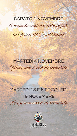 Sabato 1 Novembre