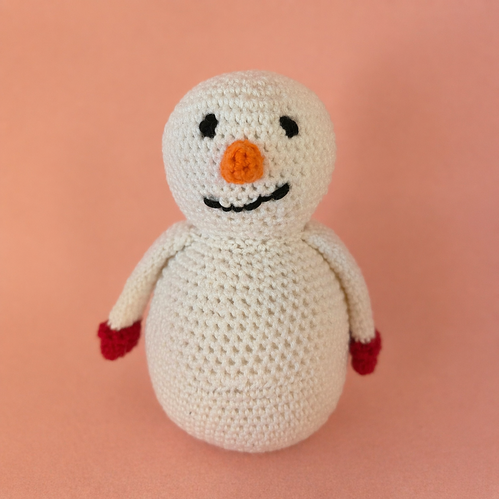 Miniature : Pesonalisierter Schneemann "Edi" mit Musikdose