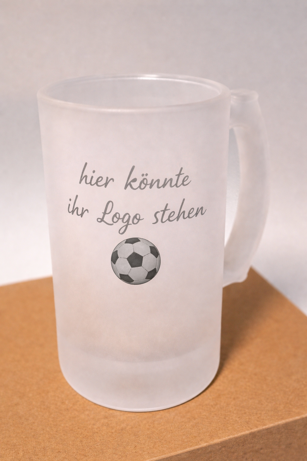 Bierglas satiniert