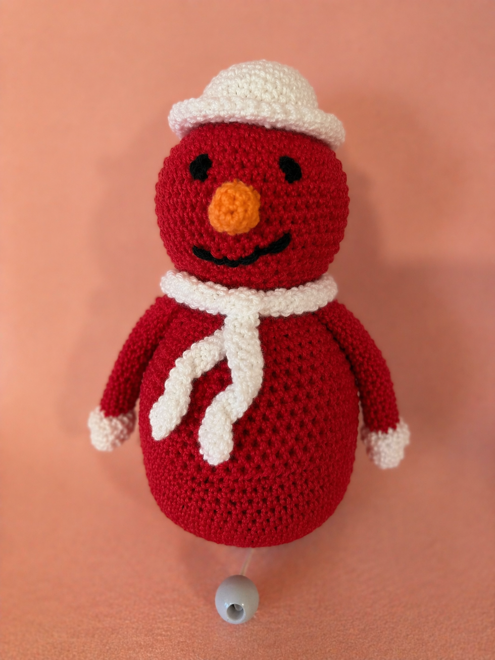 Miniature : Pesonalisierter Schneemann "Edi" mit Musikdose