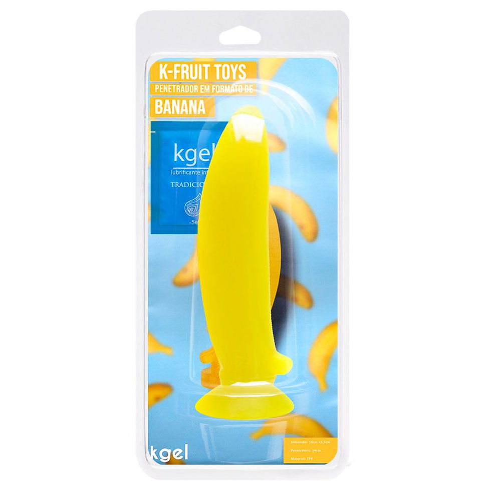 Miniatura: Pênis De Borracha Maciço K-Fruit Toys Kgel