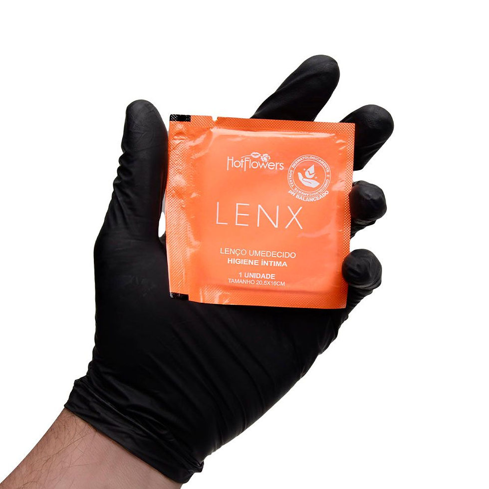 Miniatura: Lenx Lenço Higiene Íntima Unitário Hot Flowers