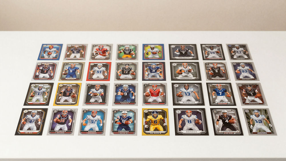 Football trading cards for online TCG inventory