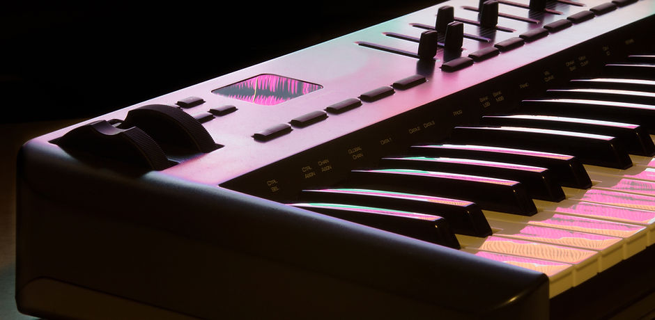 Midi keyboard detail