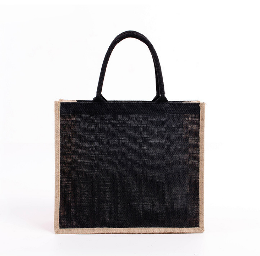 Miniature : Sacs en jute personnalisés bicolores – Élégance et durabilité