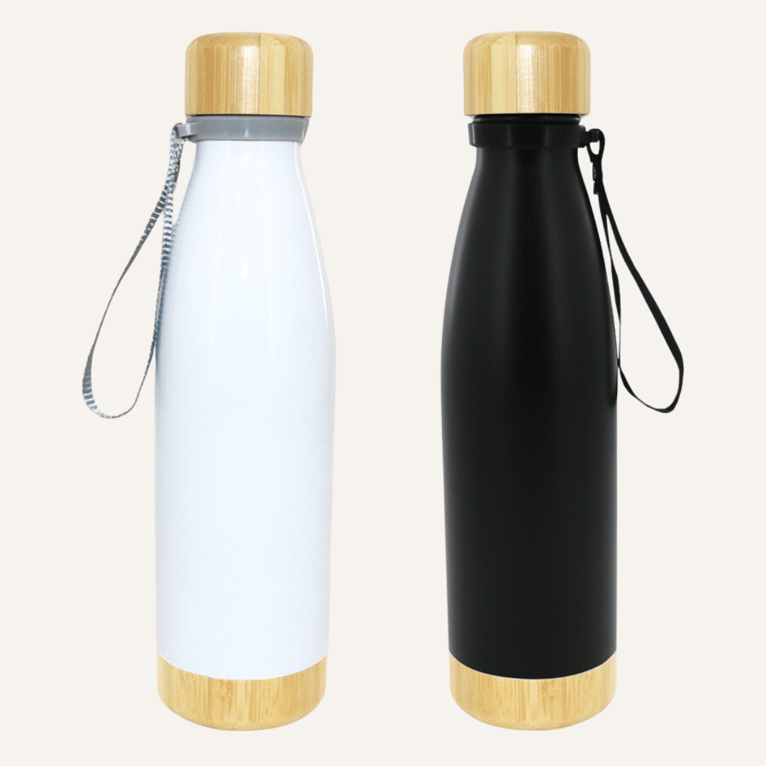 Thermos Bouteille Bois/Inox 500 ml