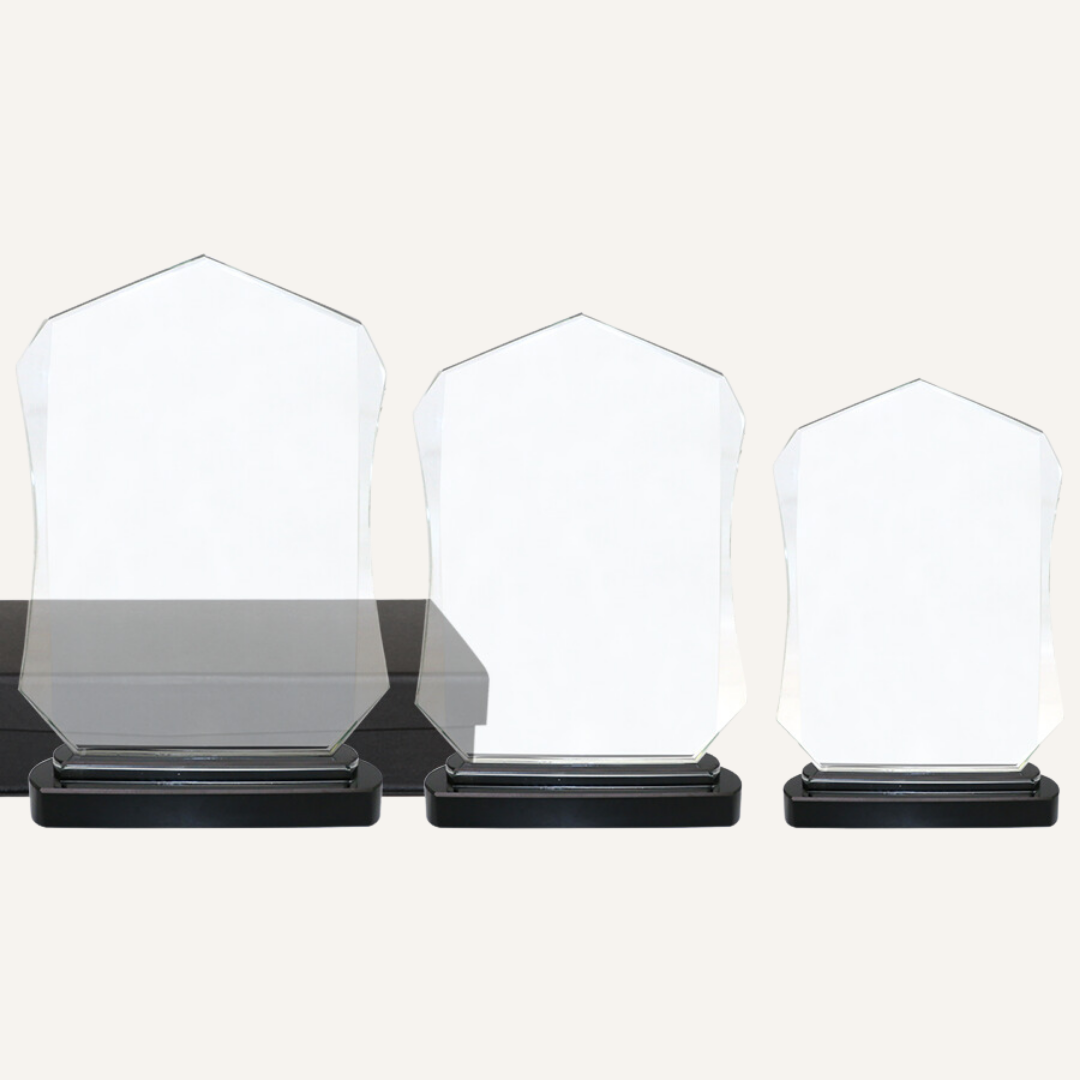 Trophée Personnalisable en Verre