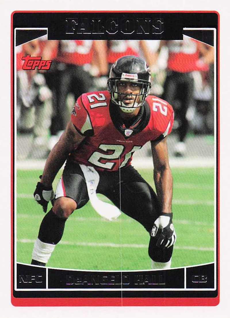 Topps 2006 DeANGELO HALL #73 Football Card Topps Common Football Cards
