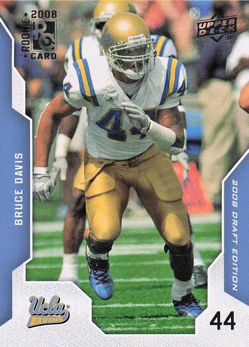 2006 Upper deck 2008 Upper Deck Draft Edition Bruce Davis Rookie #43 Common Foot