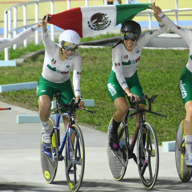 ¡Oro para México! El equipo femenil es el campeon en el Panamericano de ciclismo