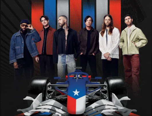 Maroon 5 y Post Malone se presentaran durante el Gran Premio de Estados Unidos de la Fórmula 1 
