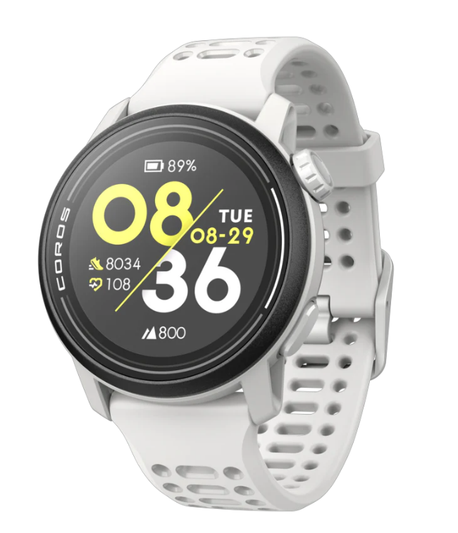 Relógio COROS Pace 3 no pulso durante corrida