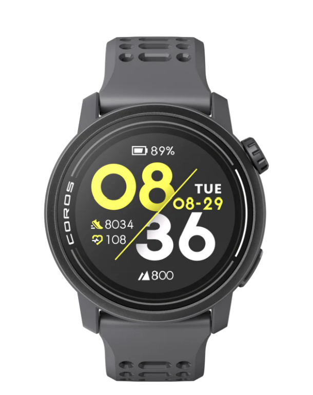 Relógio COROS Pace 3 no pulso a correr