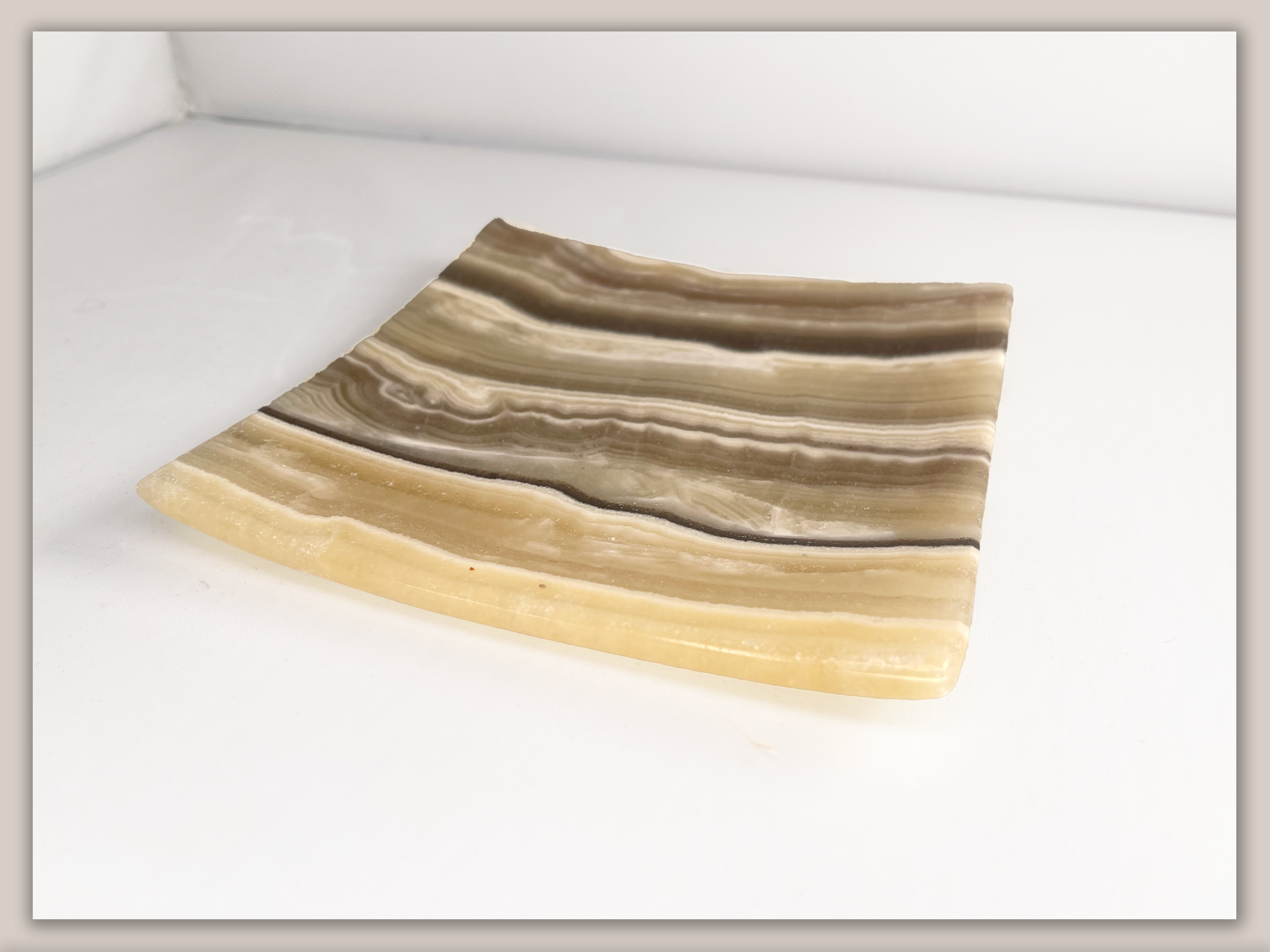 Square Onyx Tray