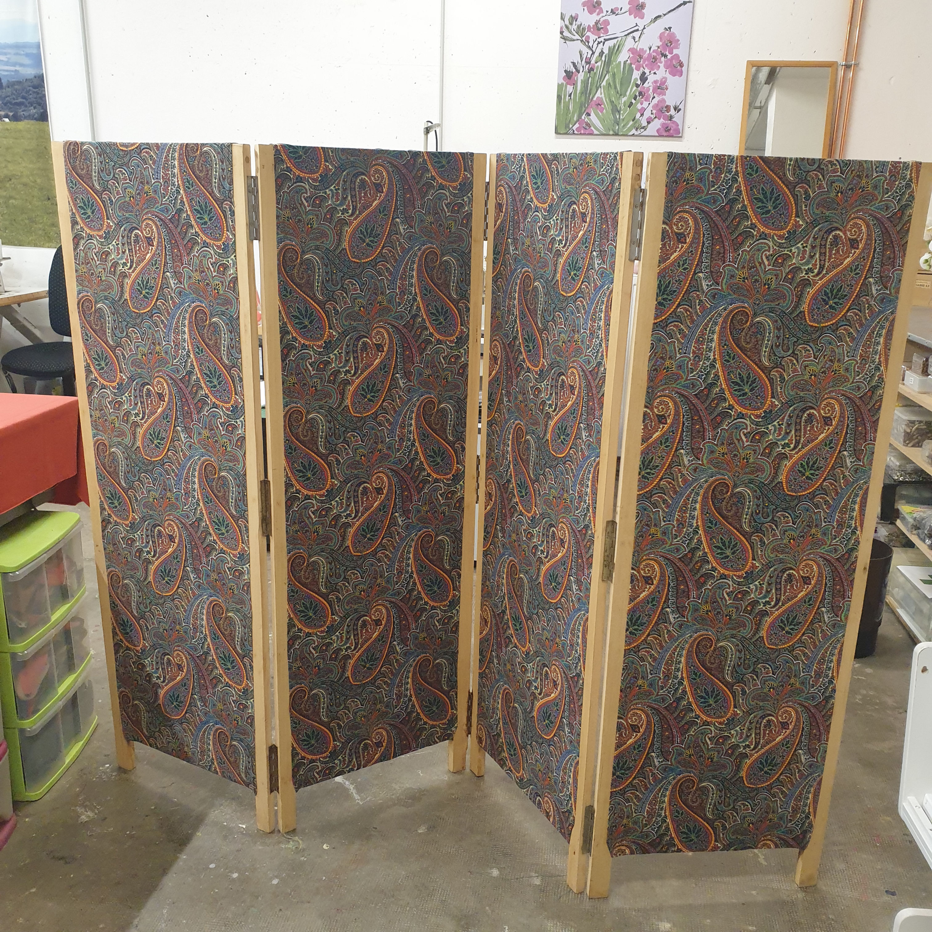 Paravent avec un motif complexe ! Création ACORA