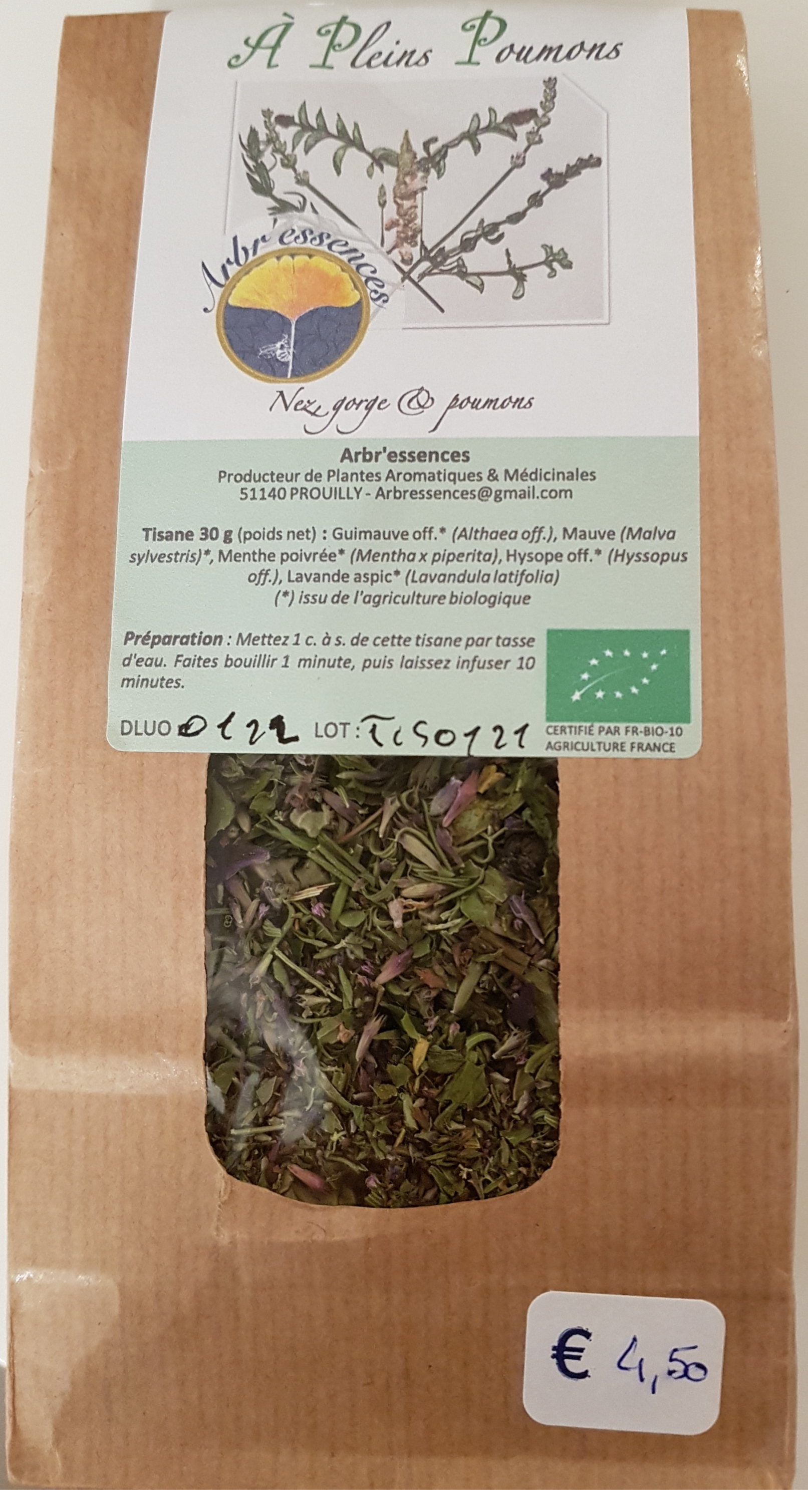 Infusion "A pleins poumons"