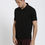 Thumbnail: Black Plain Polo T-Shirt